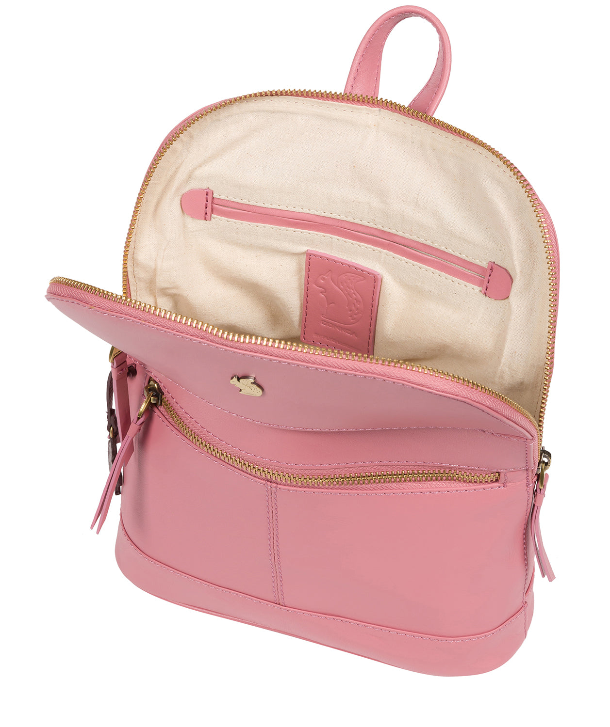 'Francisca' Blush Leather Backpack