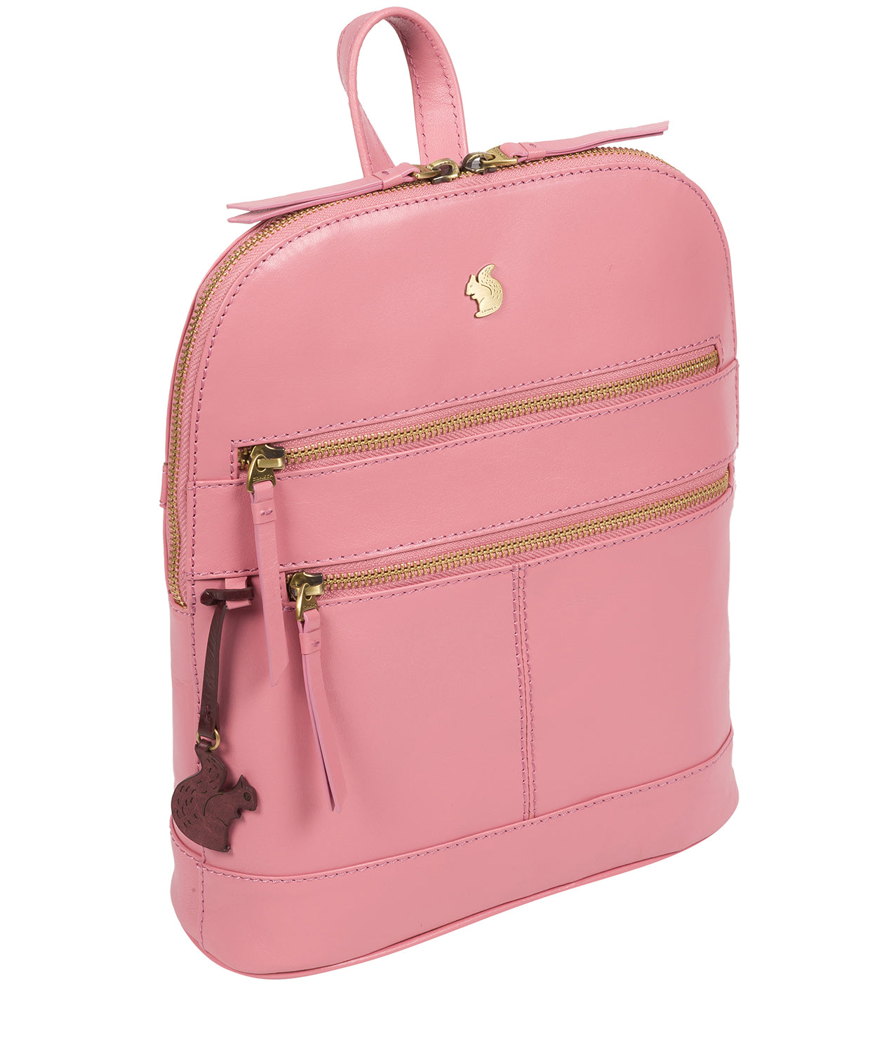 'Francisca' Blush Leather Backpack