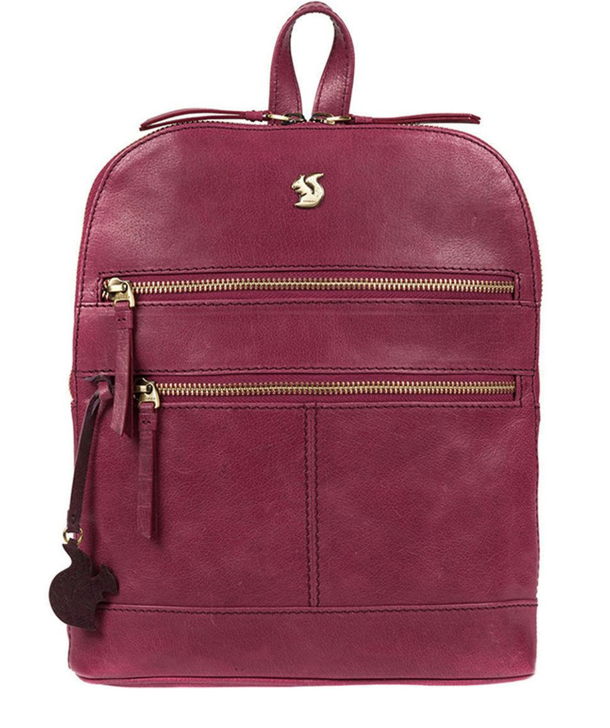 'Francisca' Orchid Leather Backpack Pure Luxuries London