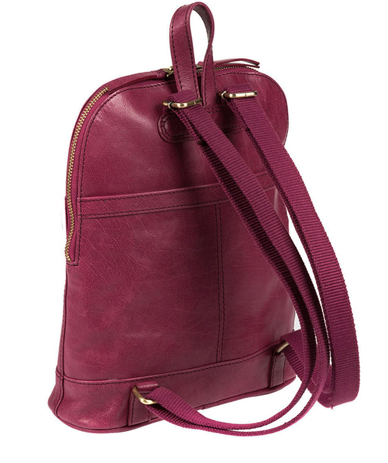 'Francisca' Orchid Leather Backpack Pure Luxuries London