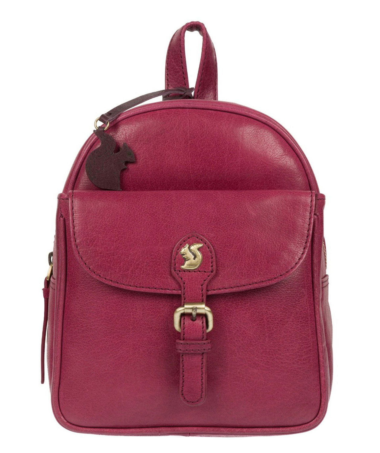 'Eloise' Orchid Leather Backpack