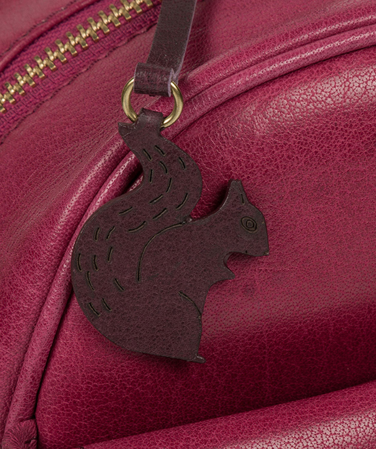 'Eloise' Orchid Leather Backpack