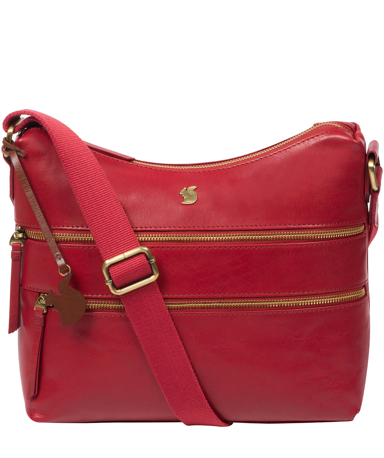 'Georgia' Chilli Pepper Leather Shoulder Bag