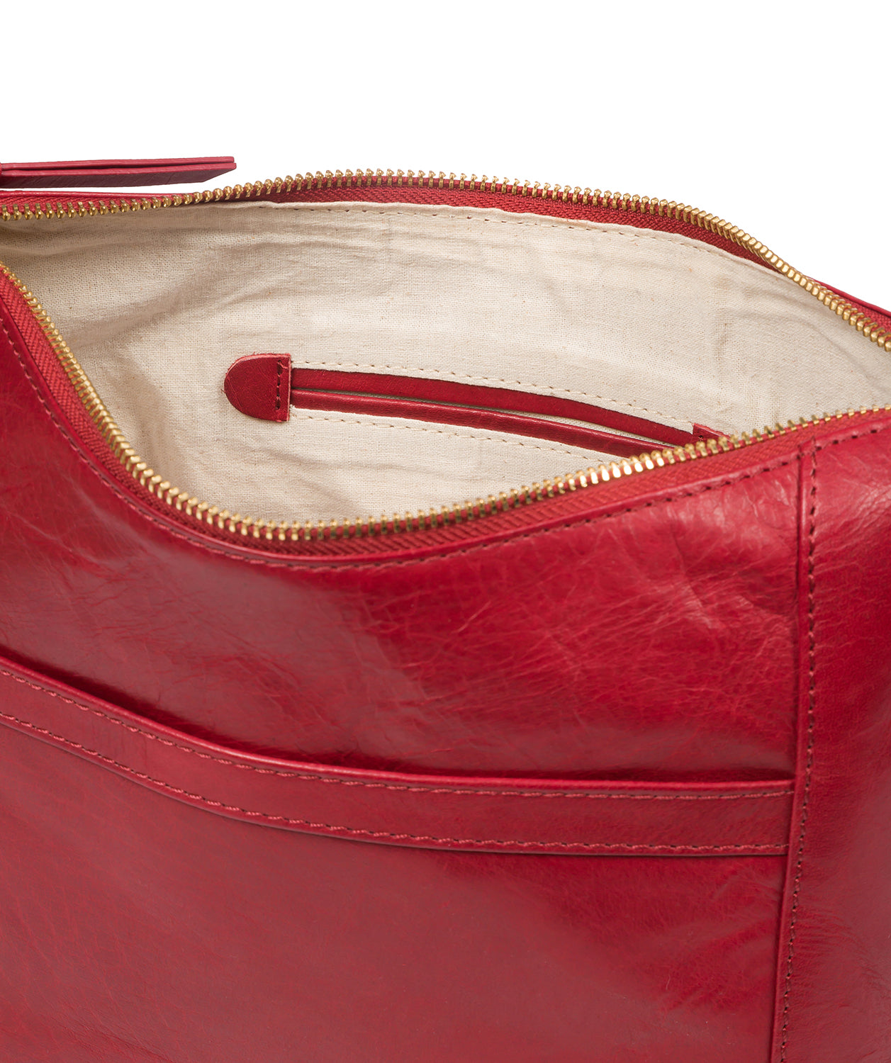 'Georgia' Chilli Pepper Leather Shoulder Bag