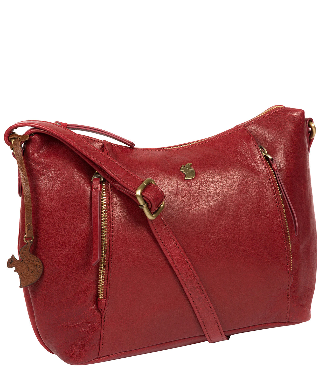 'Esta' Chilli Pepper Leather Cross Body Bag image 5