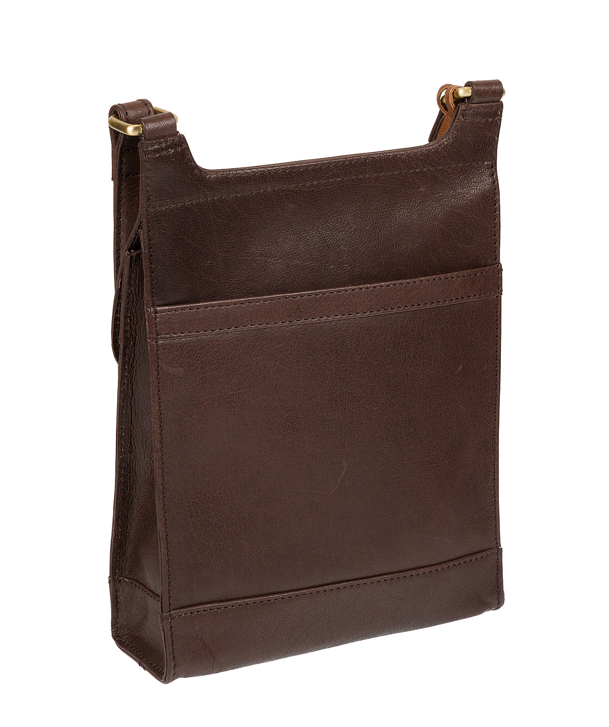 'Sasha' Dark Brown Leather Cross Body Bag