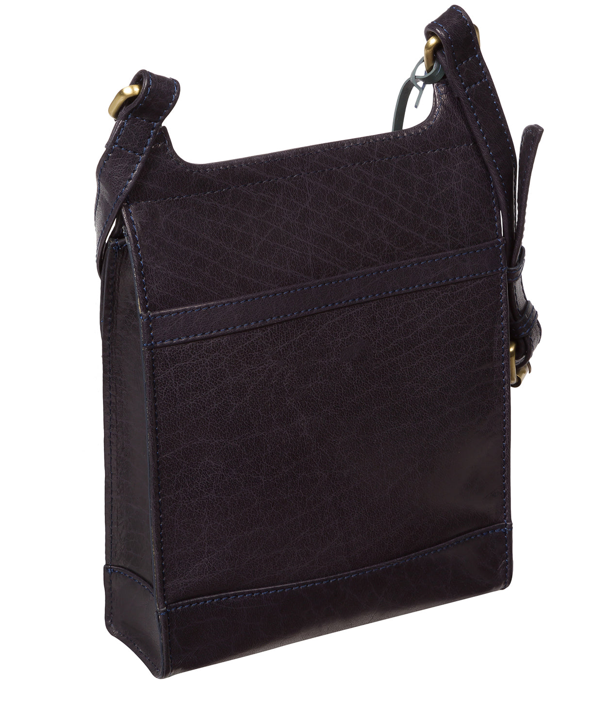 'Sasha' Navy Leather Cross Body Bag