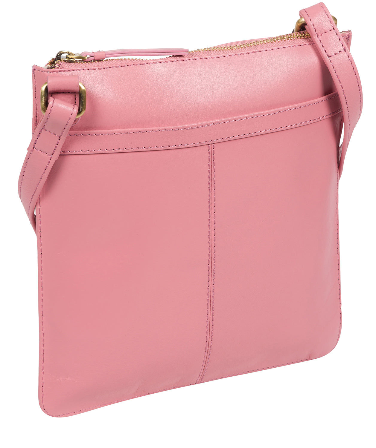 'Lauryn' Blush Leather Cross Body Bag