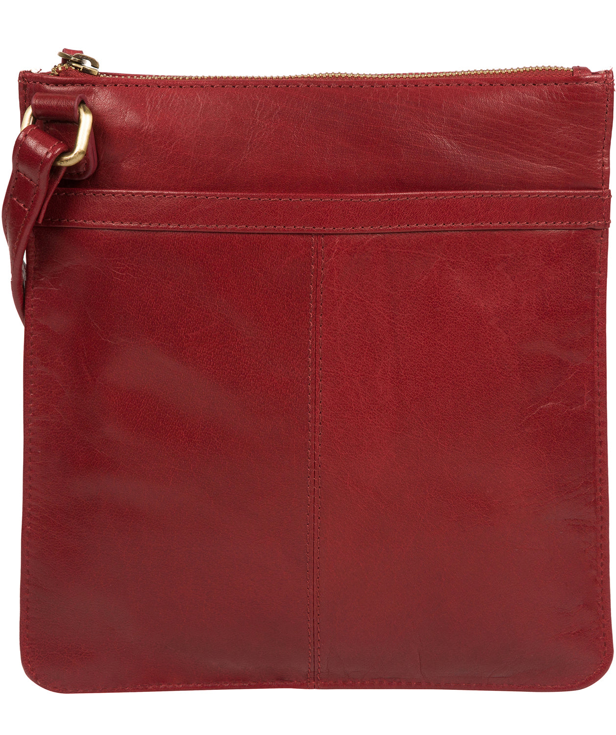 'Lauryn' Chilli Pepper Leather Cross Body Bag Pure Luxuries London