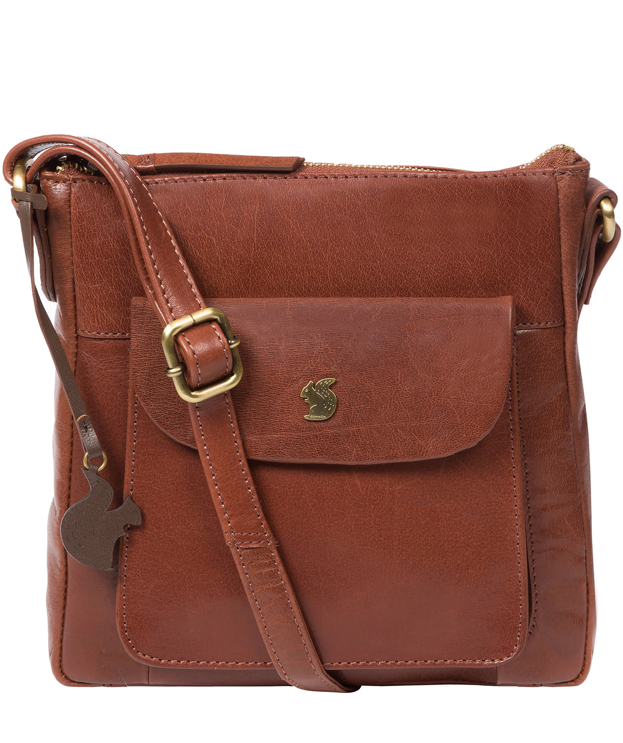 Brown Leather Crossbody Bag 'Shona' by Conkca London – Pure Luxuries London