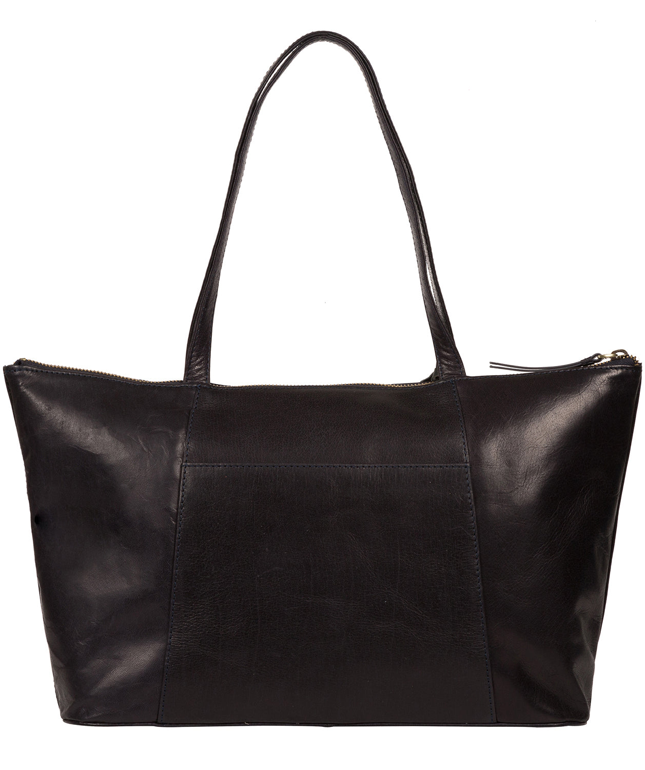 'Clover' Navy Leather Tote Bag Pure Luxuries London