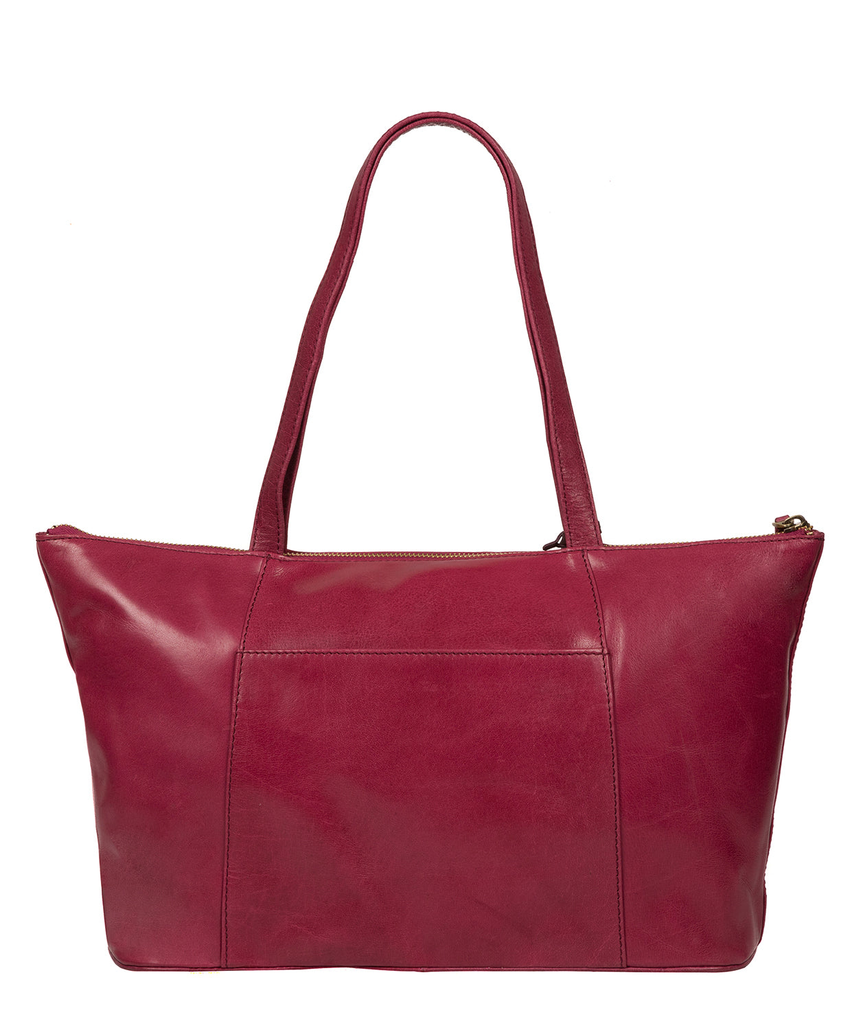 'Clover' Orchid Leather Tote Bag