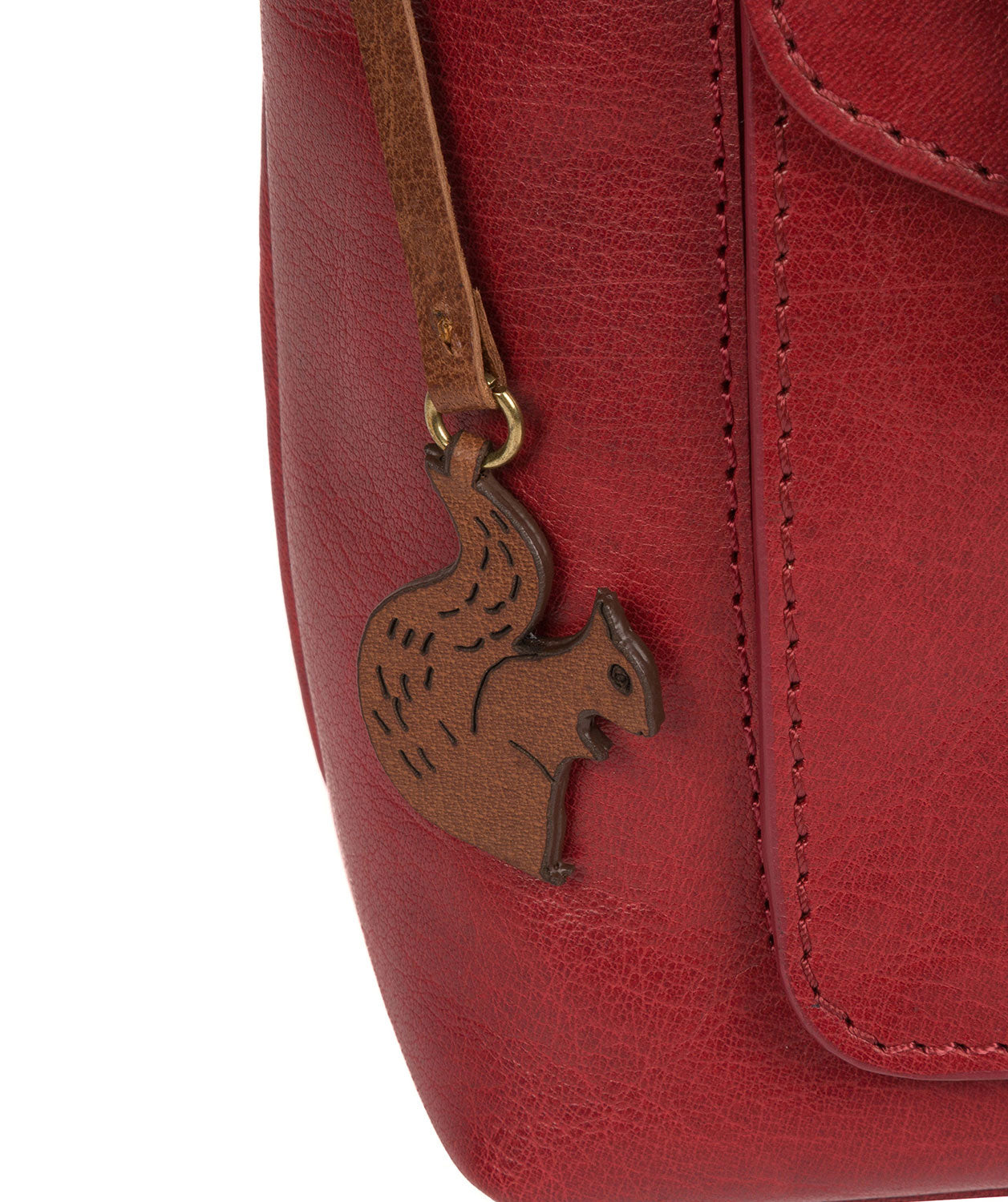 'Alana' Chilli Pepper Leather Shoulder Bag image 5