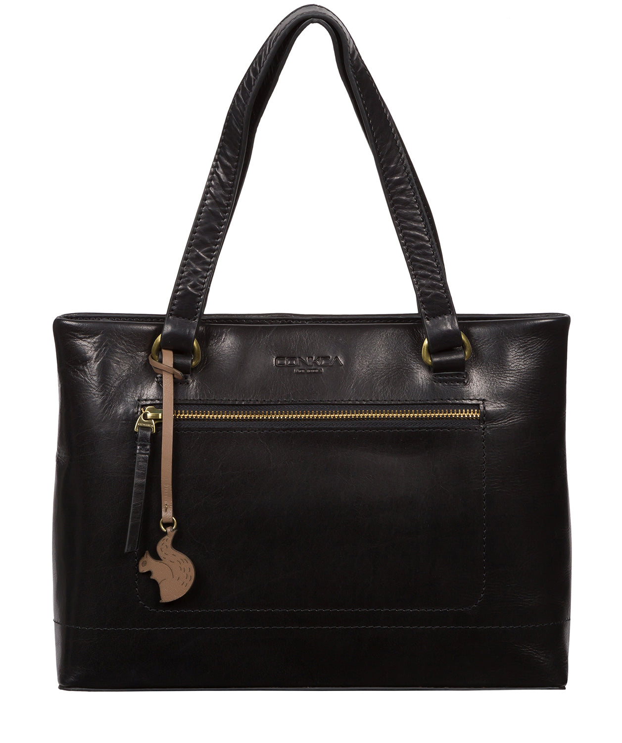 Conkca London Originals Collection #product-type#: 'Alice' Black Leather Handbag