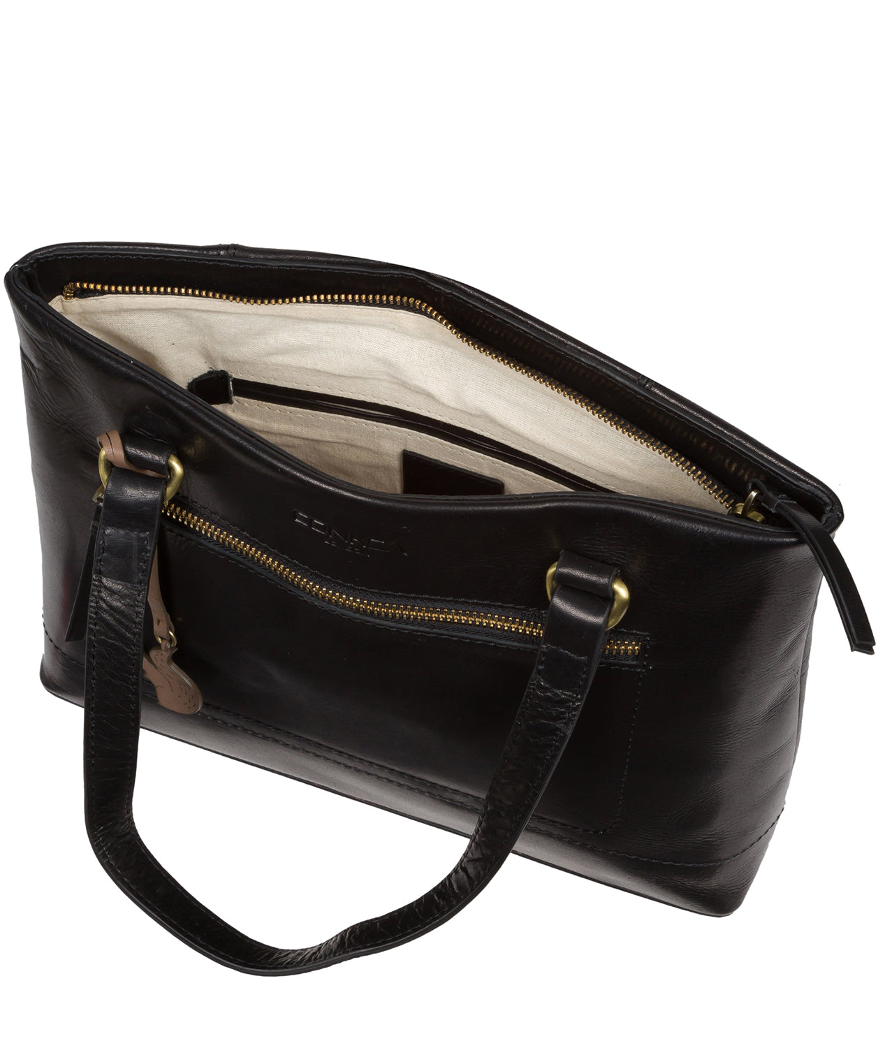 Conkca London Originals Collection #product-type#: 'Alice' Black Leather Handbag