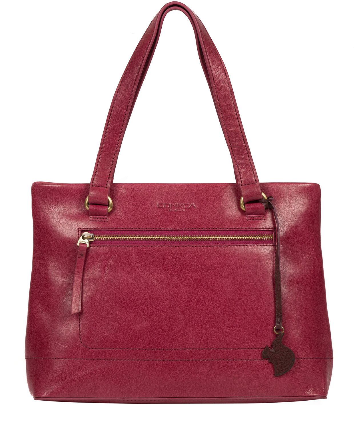 'Alice' Orchid Leather Handbag image 1