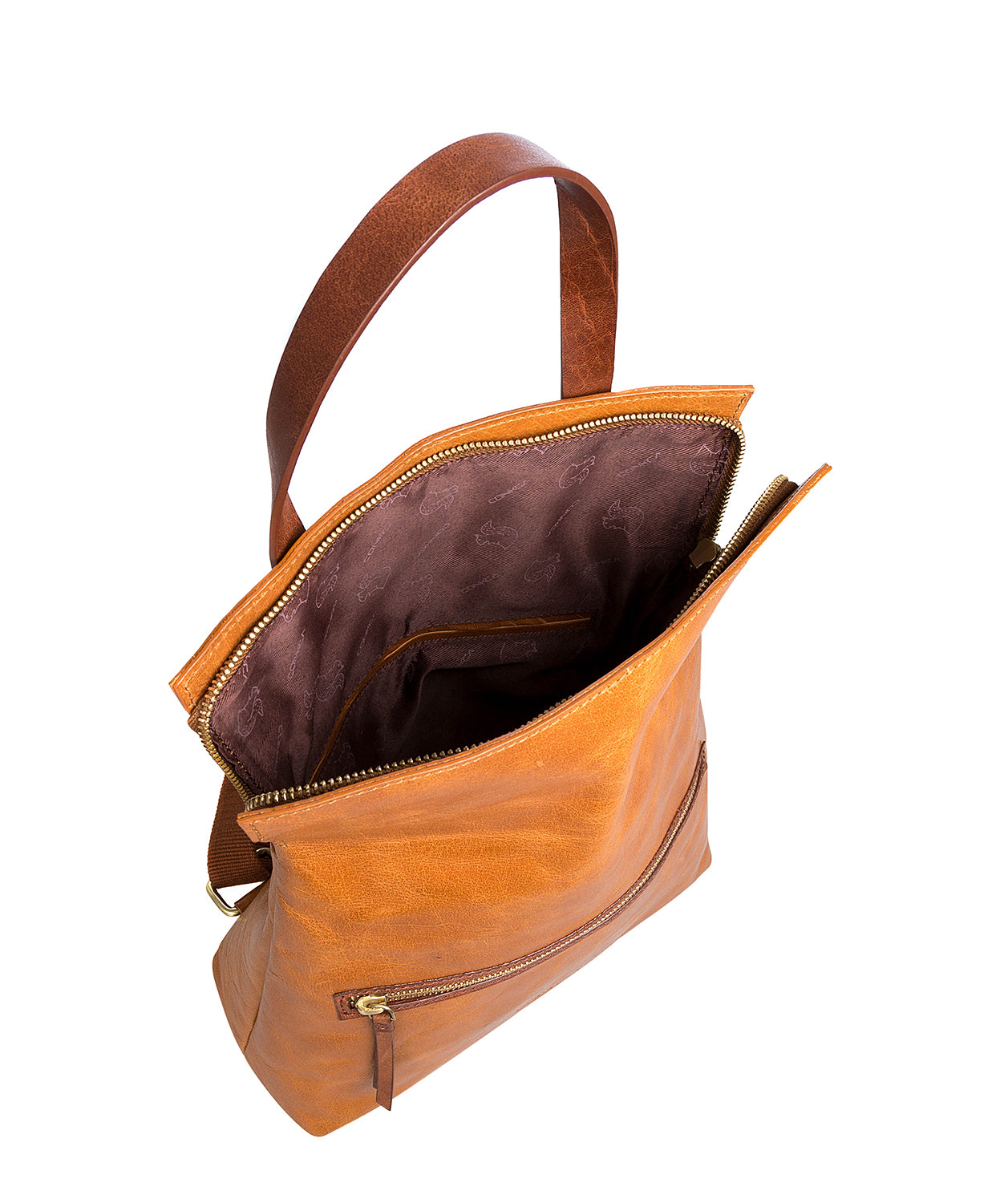 'Anoushka' Cognac & Conker Brown Leather Backpack