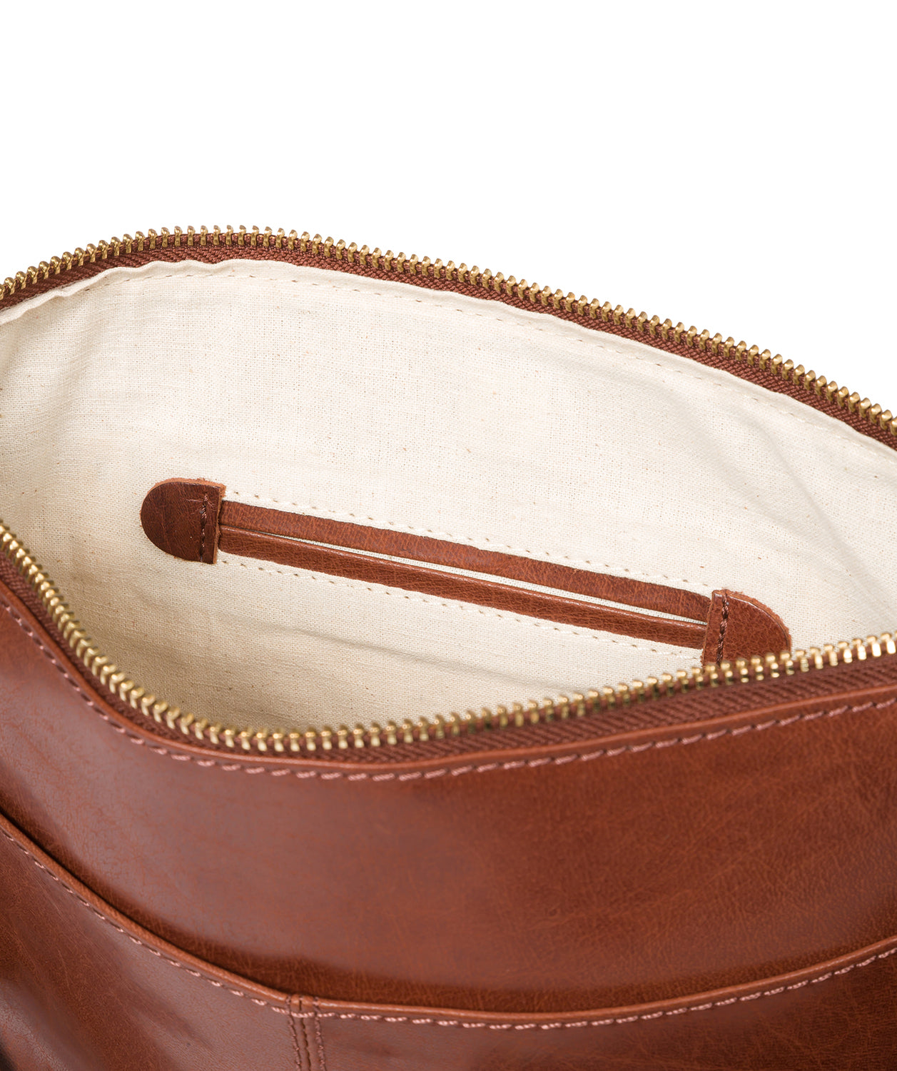 'Josephine' Conker Brown Leather Shoulder Bag