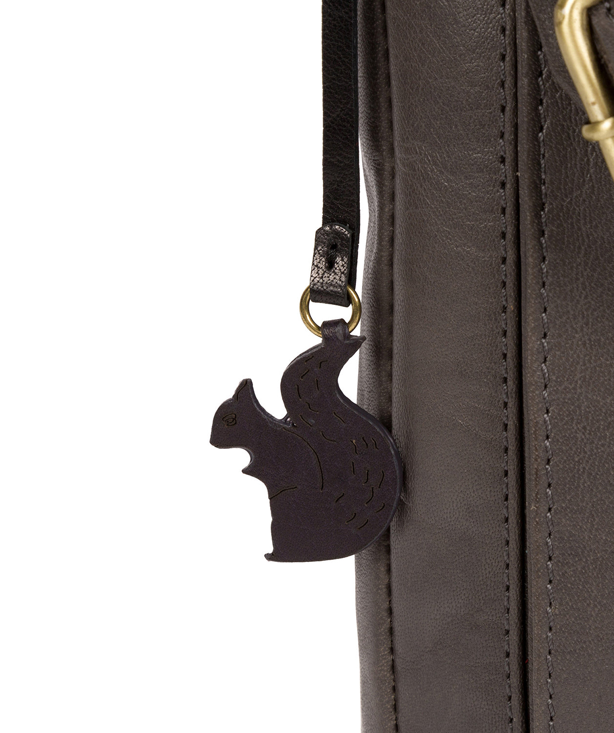 'Josephine' Slate Leather Shoulder Bag Pure Luxuries London