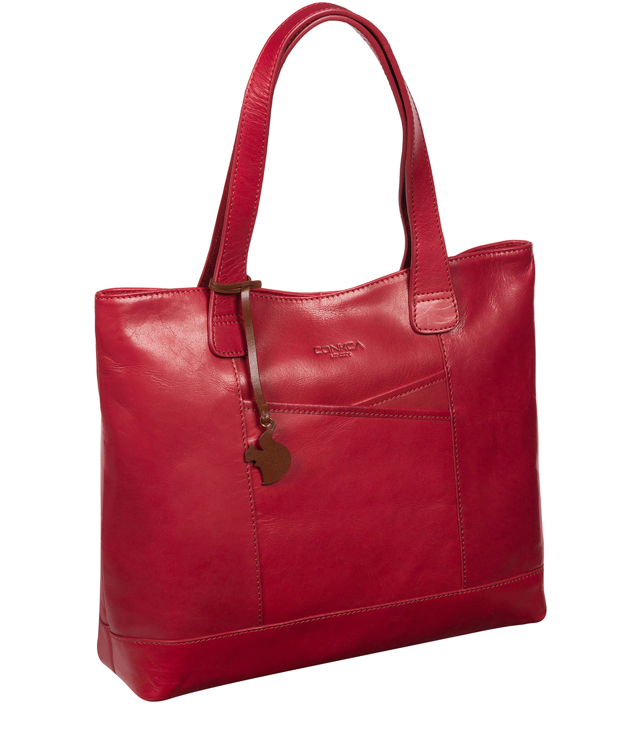 'Patience' Chilli Pepper Leather Tote Bag