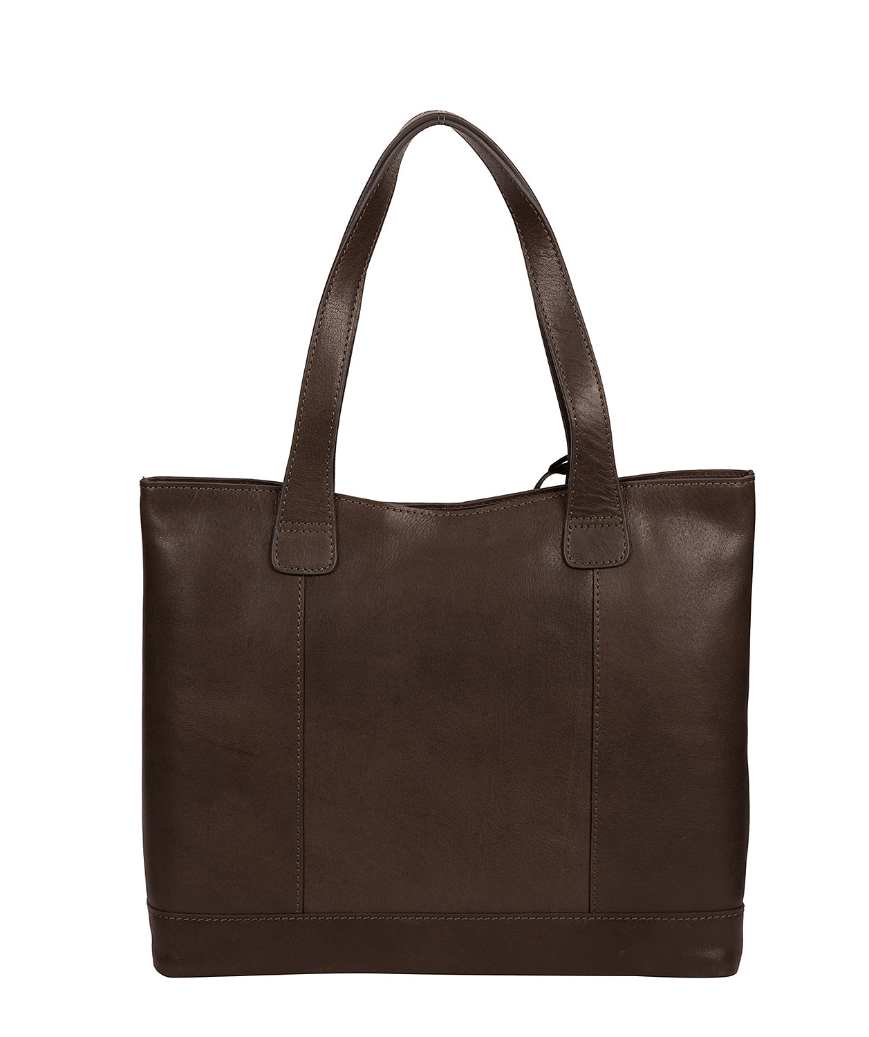 'Patience' Slate Leather Tote Bag