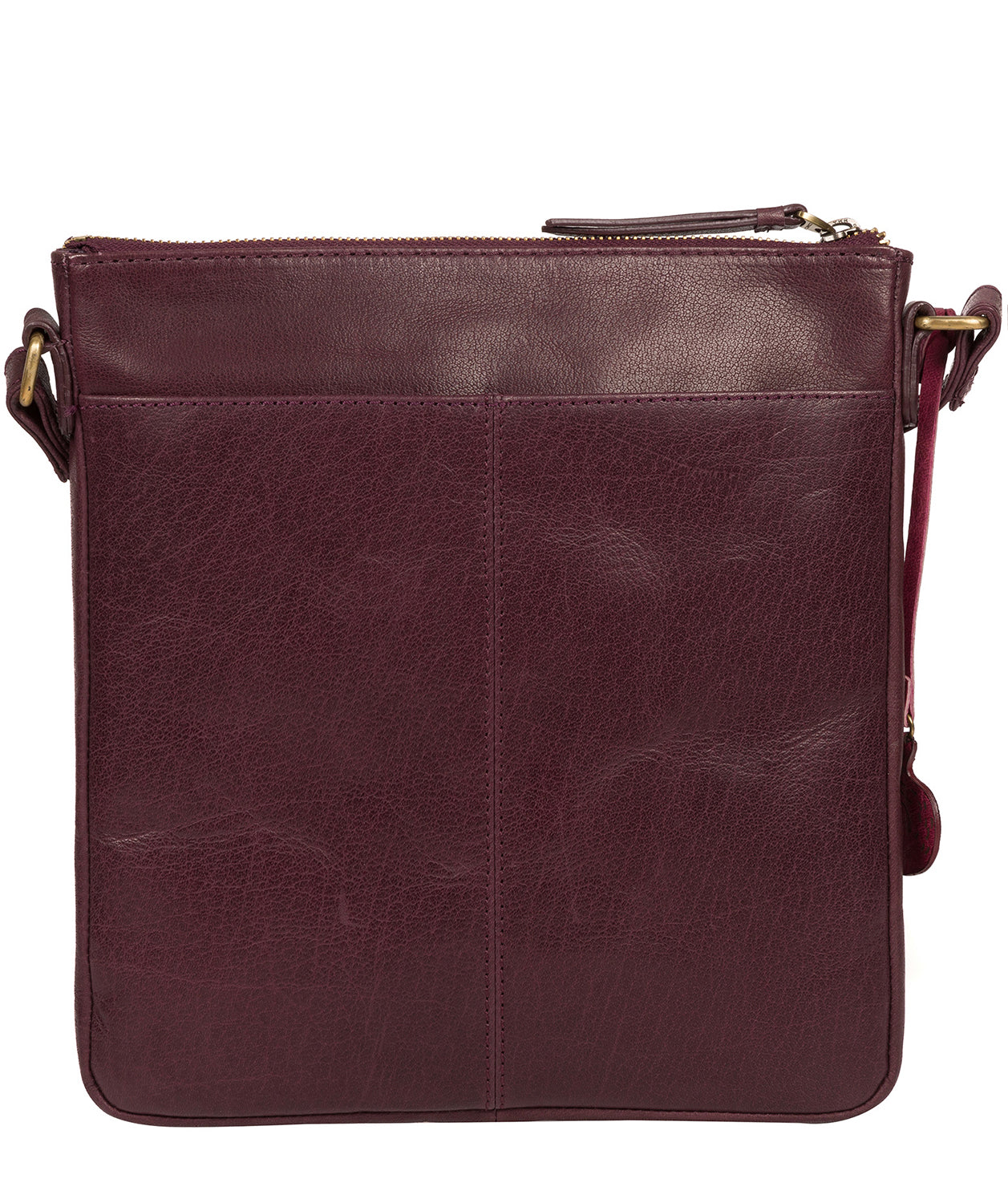 'Avril' Plum Leather Cross Body Bag image 3