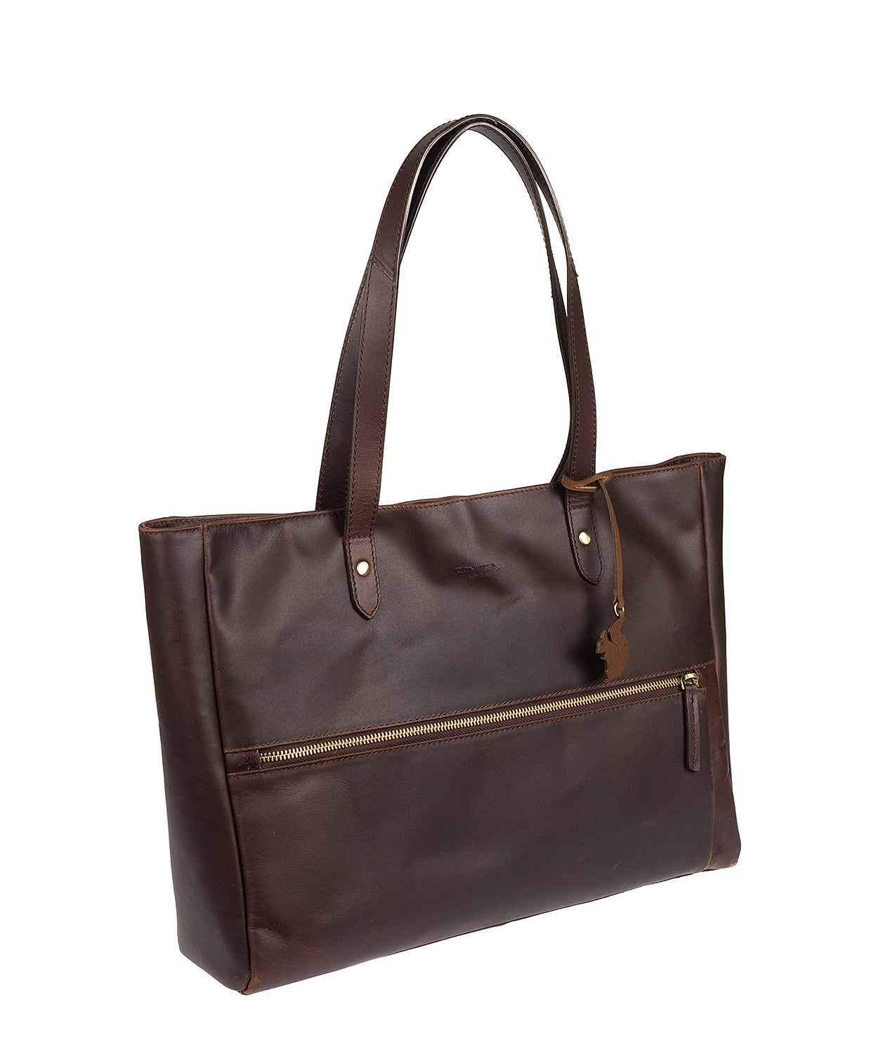 'Maize' Vintage Brown Handcrafted Leather Tote Bag