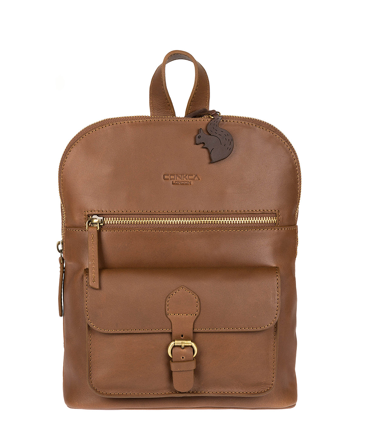 Grove Chestnut Leather Backpack