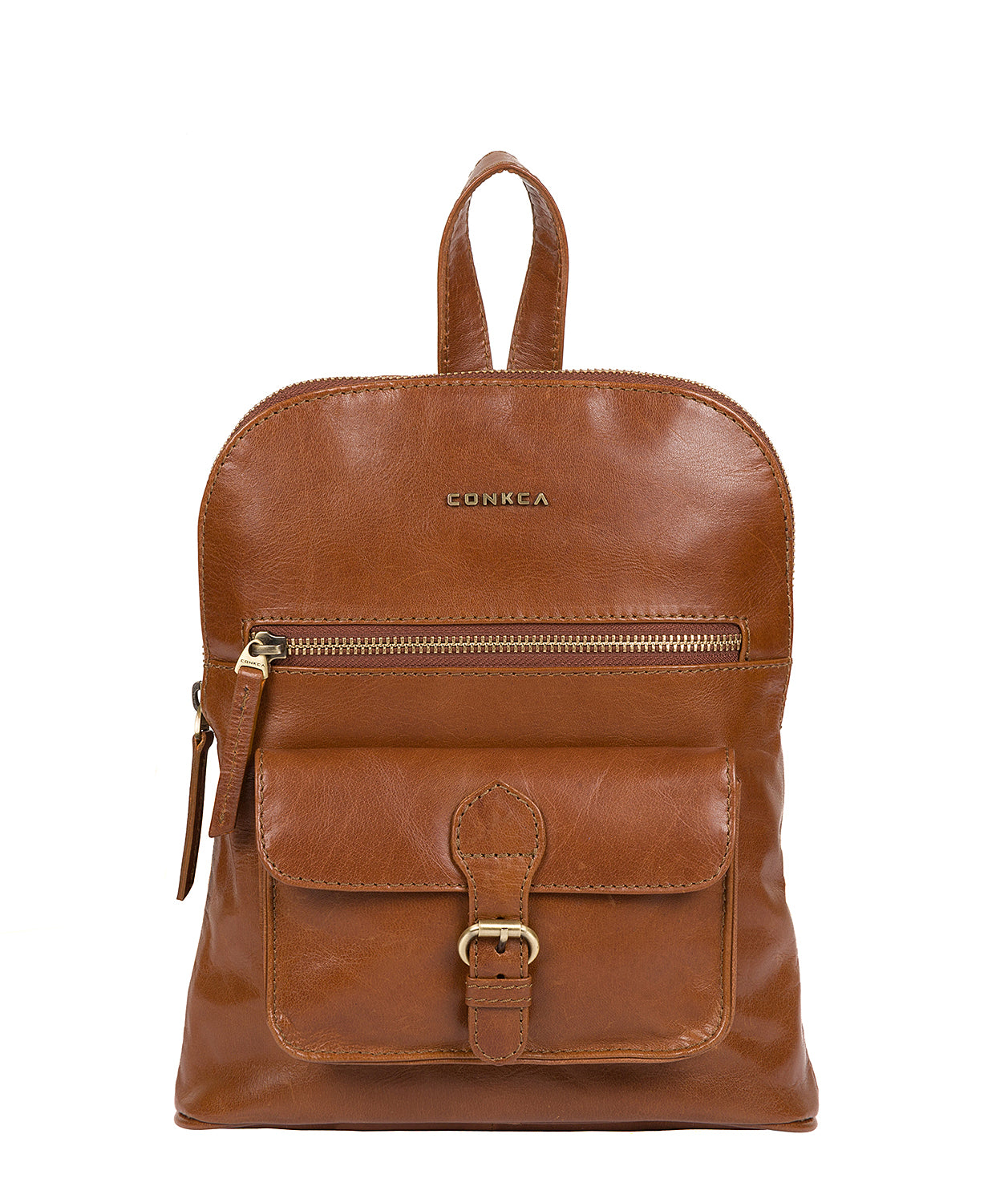 'Grove' Tan Leather Backpack