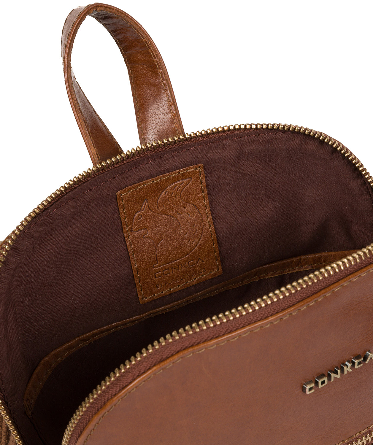 'Grove' Tan Leather Backpack