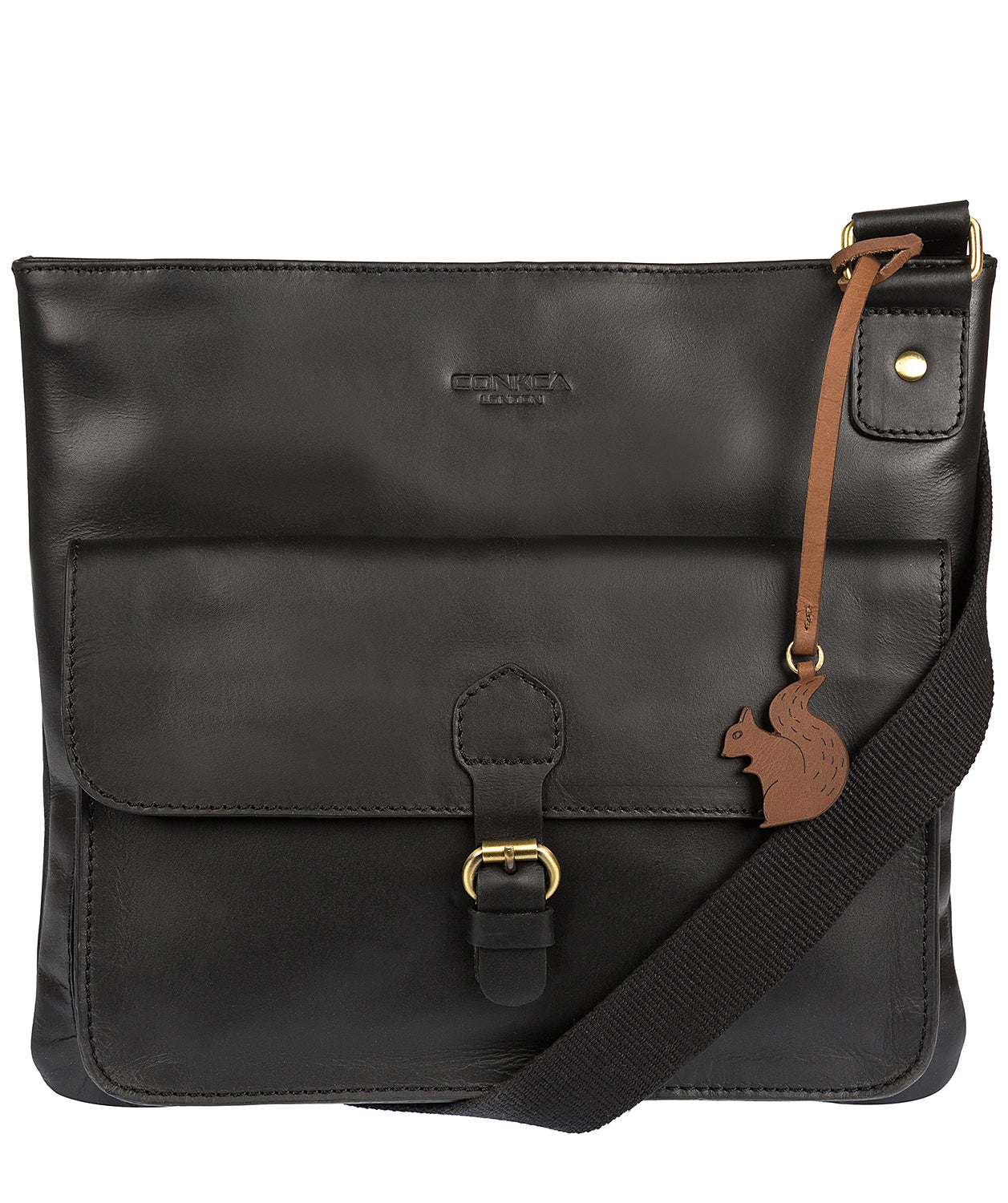 'Sudbury' Black Handcrafted Leather Bag