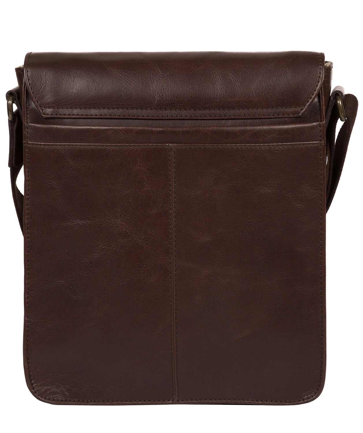 'Bowen' Dark Brown Leather Cross Body Bag image 3