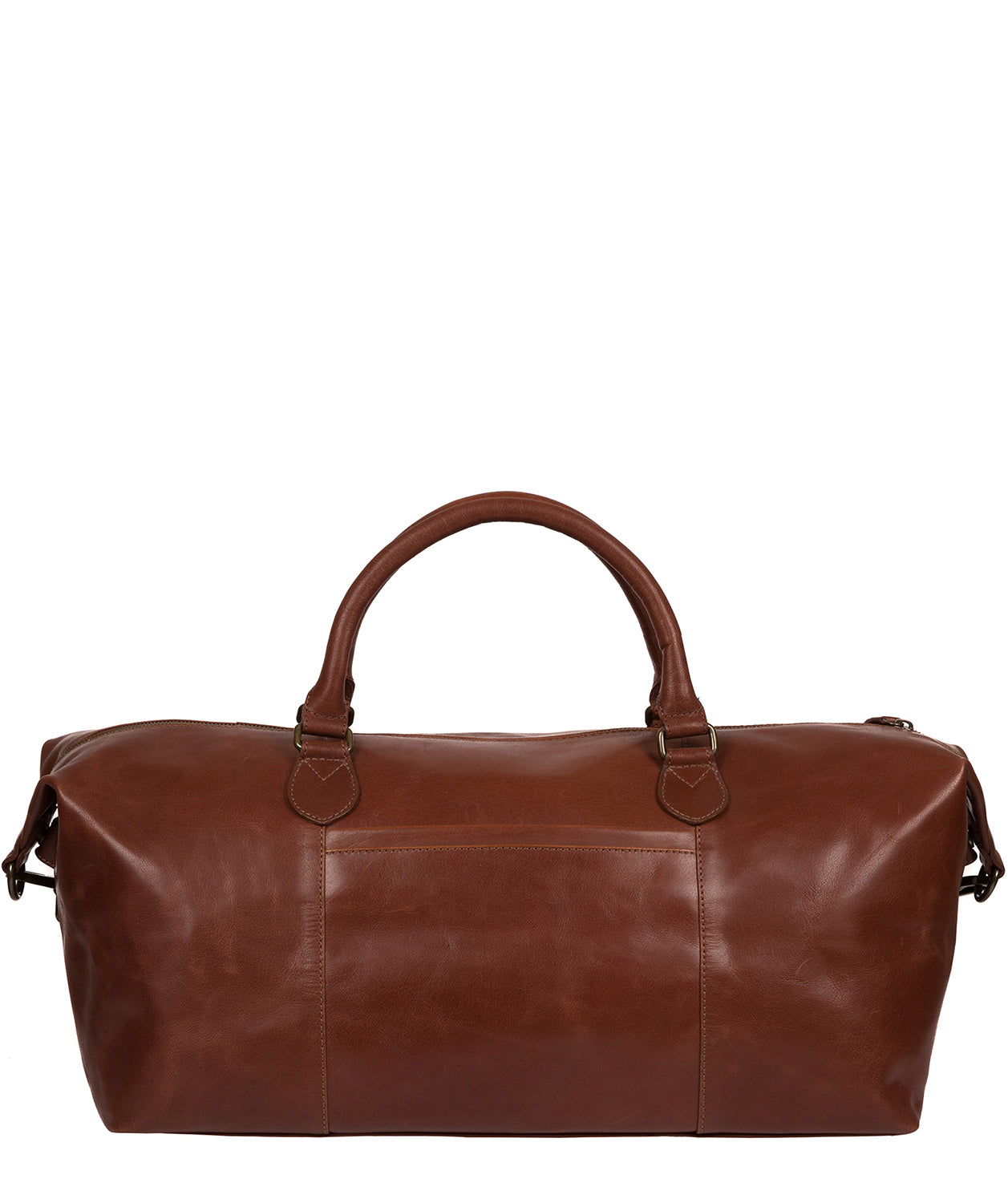 'Storey' Conker Brown Leather Holdall Pure Luxuries London