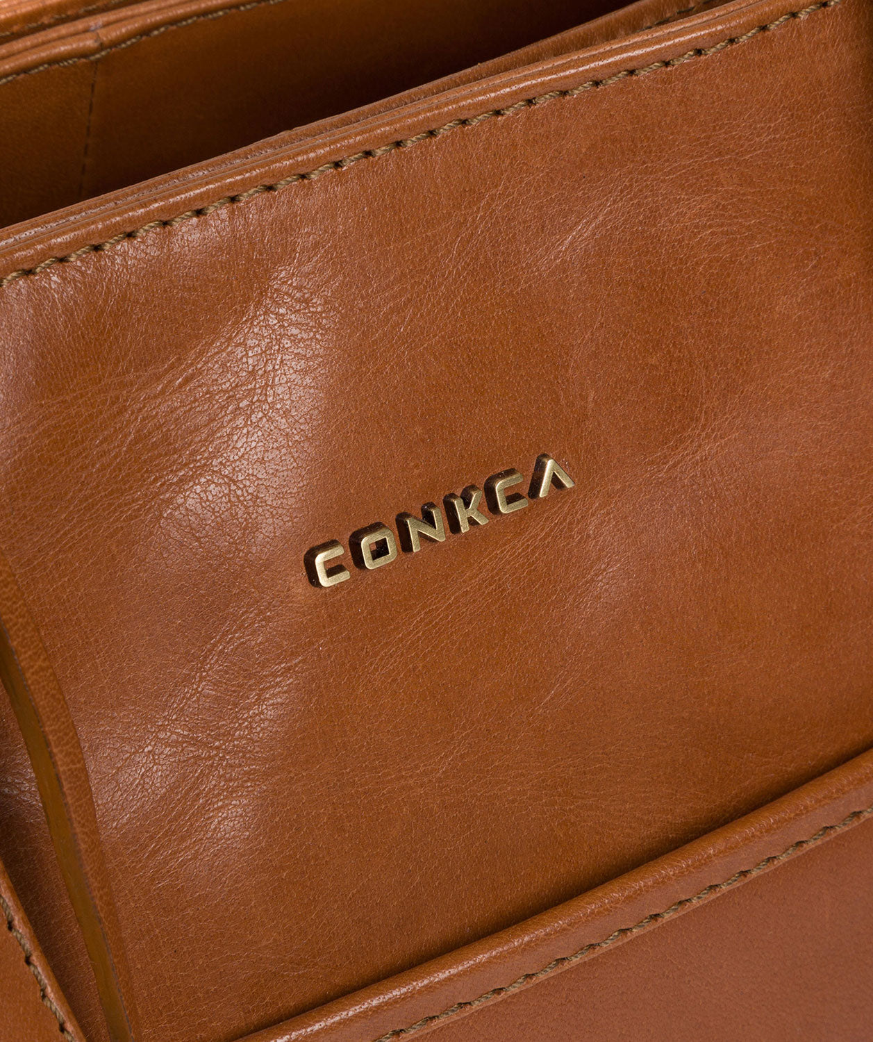 'Carmela' Tan Handcrafted Leather Handbag