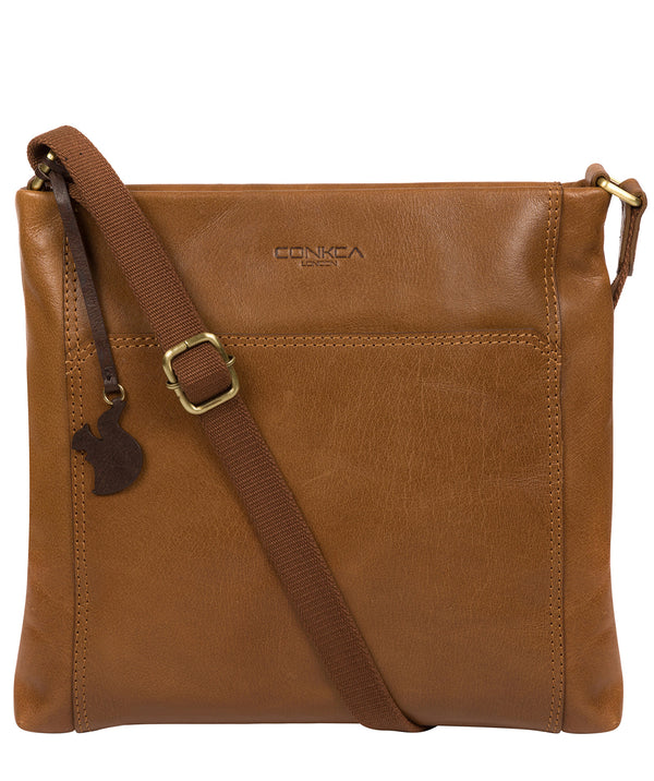 Buy Conkca Tatum Vegetable-Tanned Leather Cross-Body Bag from Next