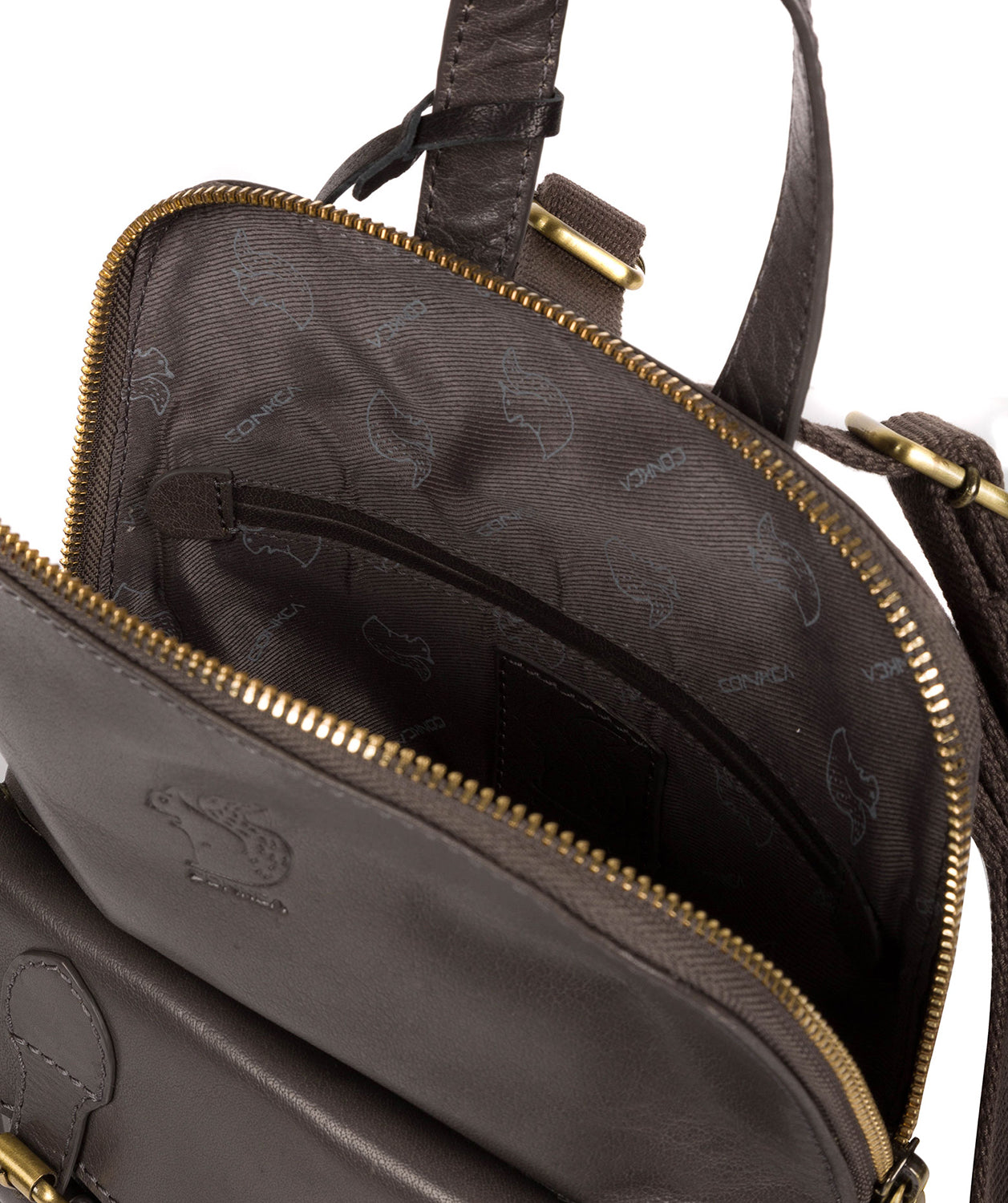 'Kendal' Slate Leather Backpack image 4