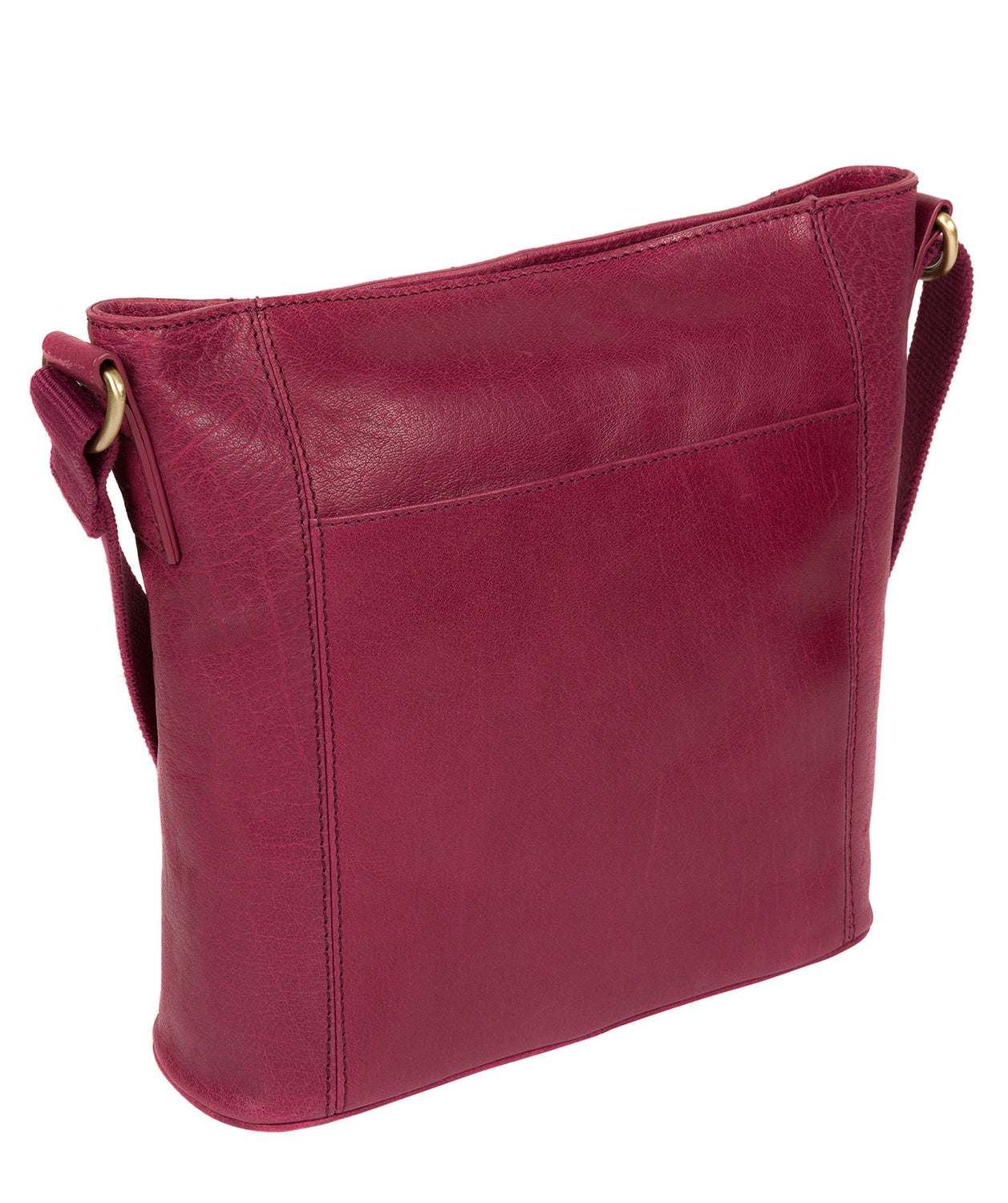 'Vonda' Orchid Leather Cross Body Bag image 4