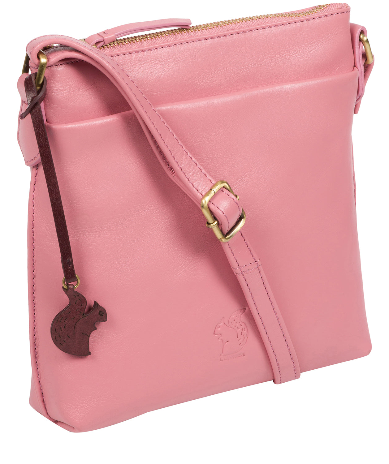 'Nikita' Blush Leather Cross Body Bay