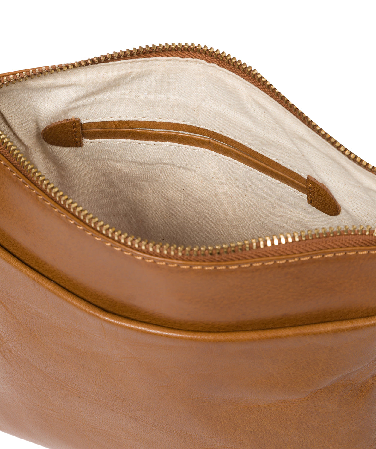 'Nikita' Dark Tan Leather Cross Body Bag