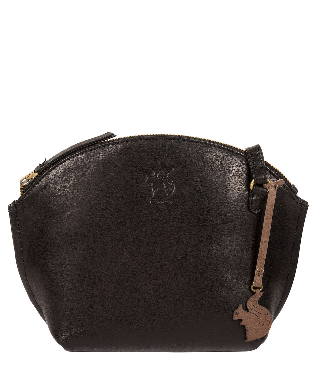 'Wym' Black Leather Cross Body Bag image 1