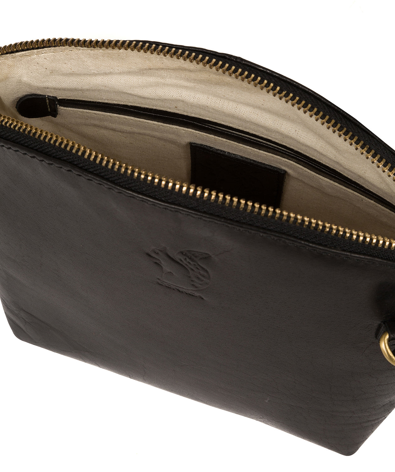 'Wym' Black Leather Cross Body Bag image 4