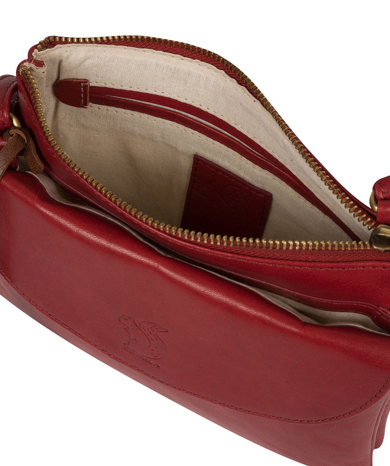 'Tillie' Chilli Pepper Leather Cross Body Bag image 4