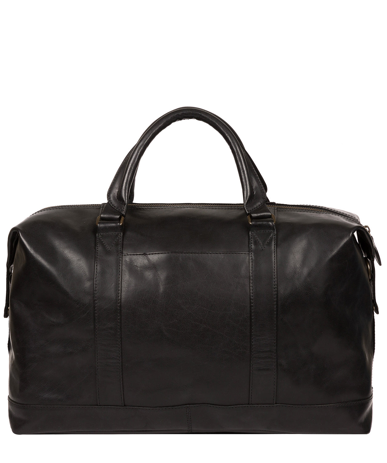 'Rivellino' Black Leather Holdall image 3