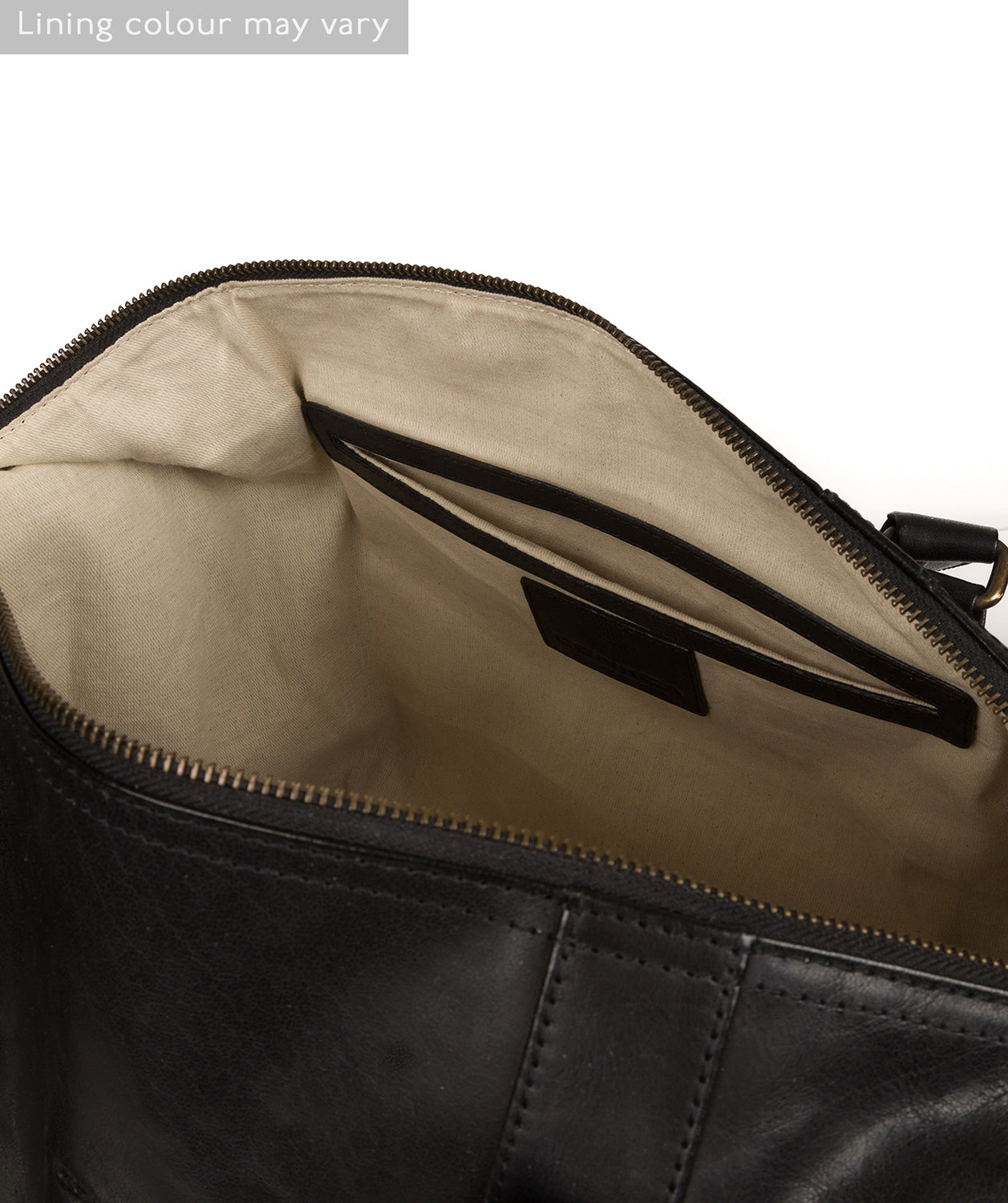 'Rivellino' Black Leather Holdall image 4