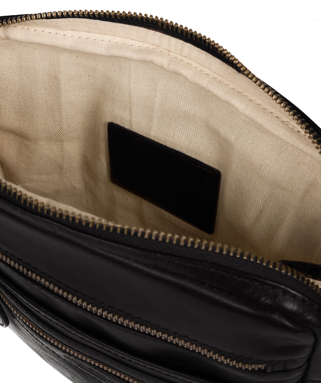 'Jairizinho' Black Leather Cross Body Bag image 4