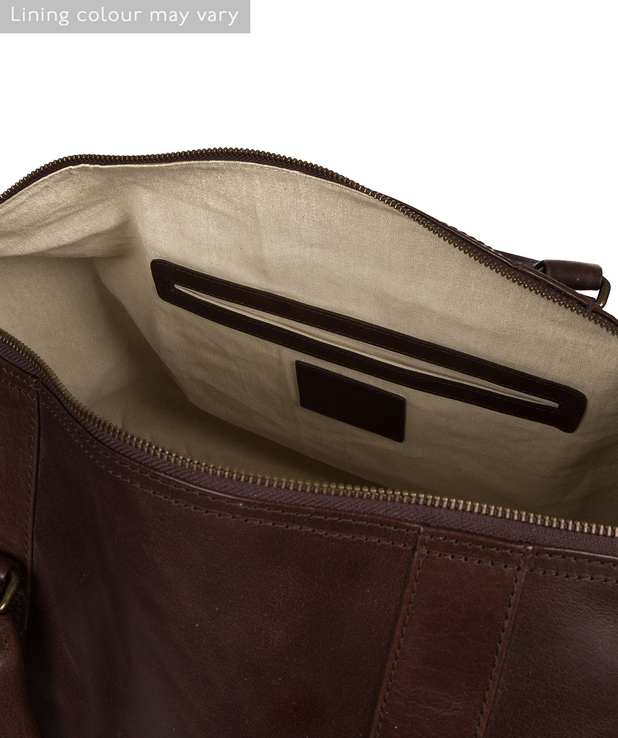 'Gerson' Dark Brown Leather Holdall image 4