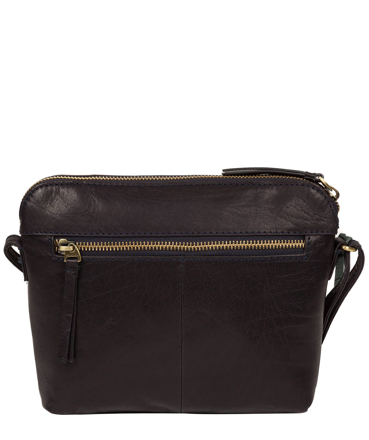 'Frida' Navy Leather Cross Body Bag image 3