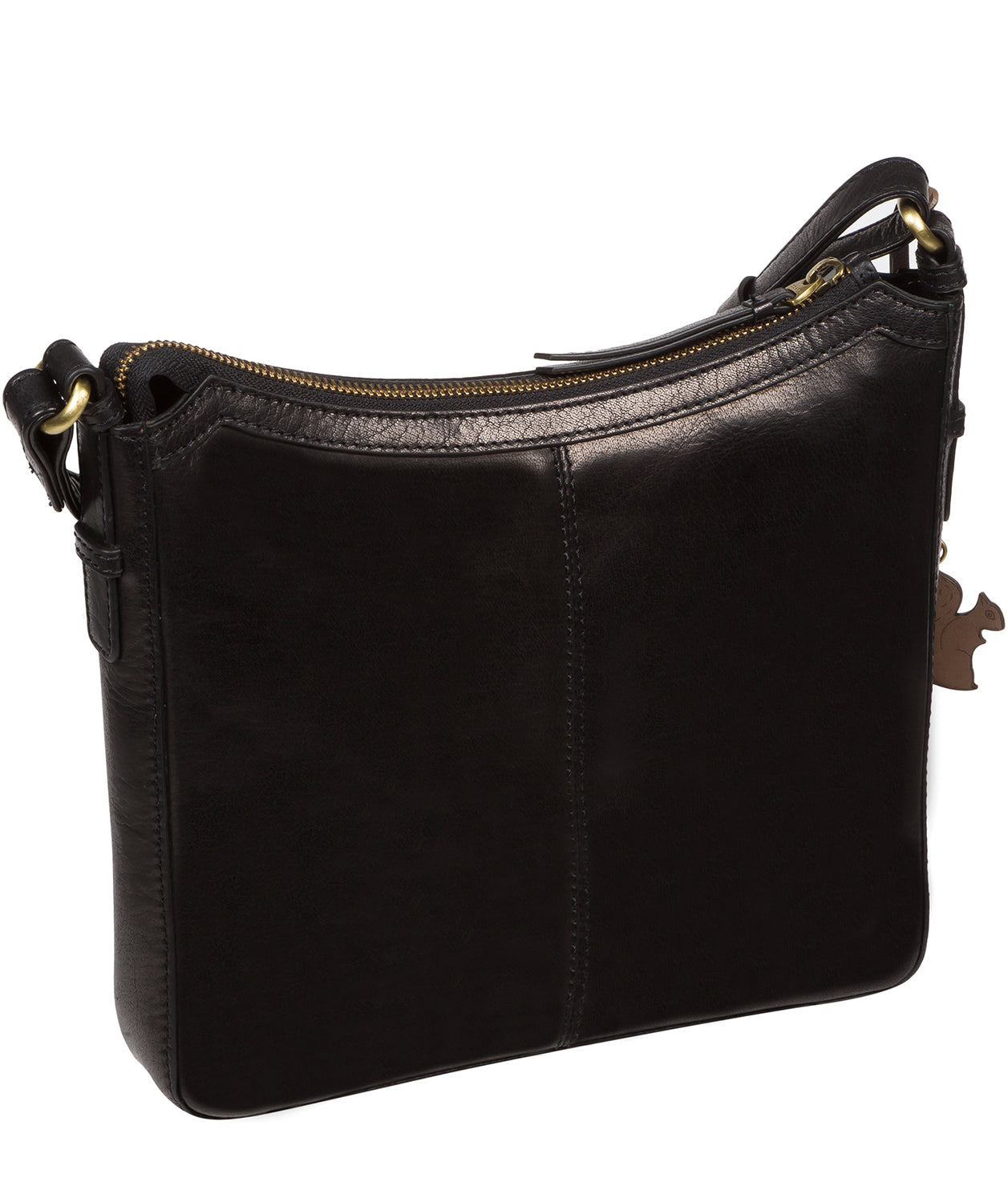 'Tamara' Black Leather Cross Body Bag