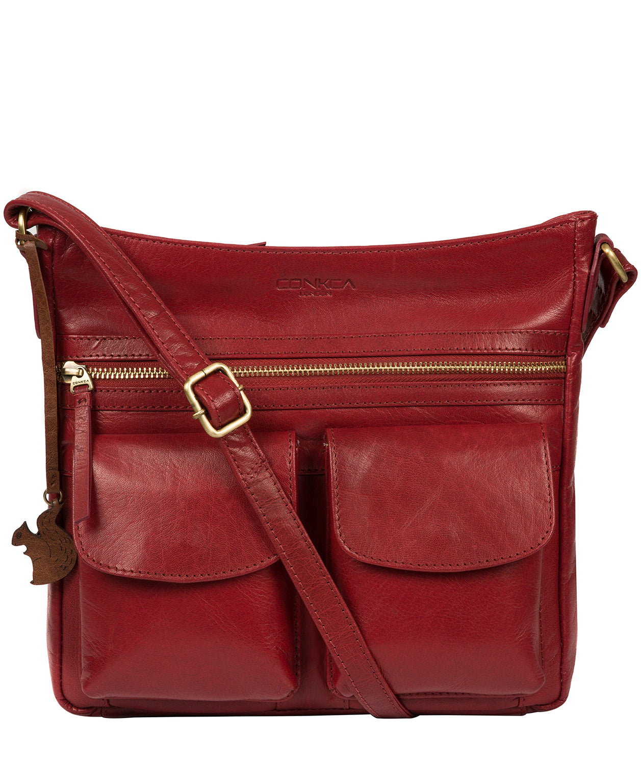 'Bon' Chilli Pepper Leather Cross Body Bag image 1