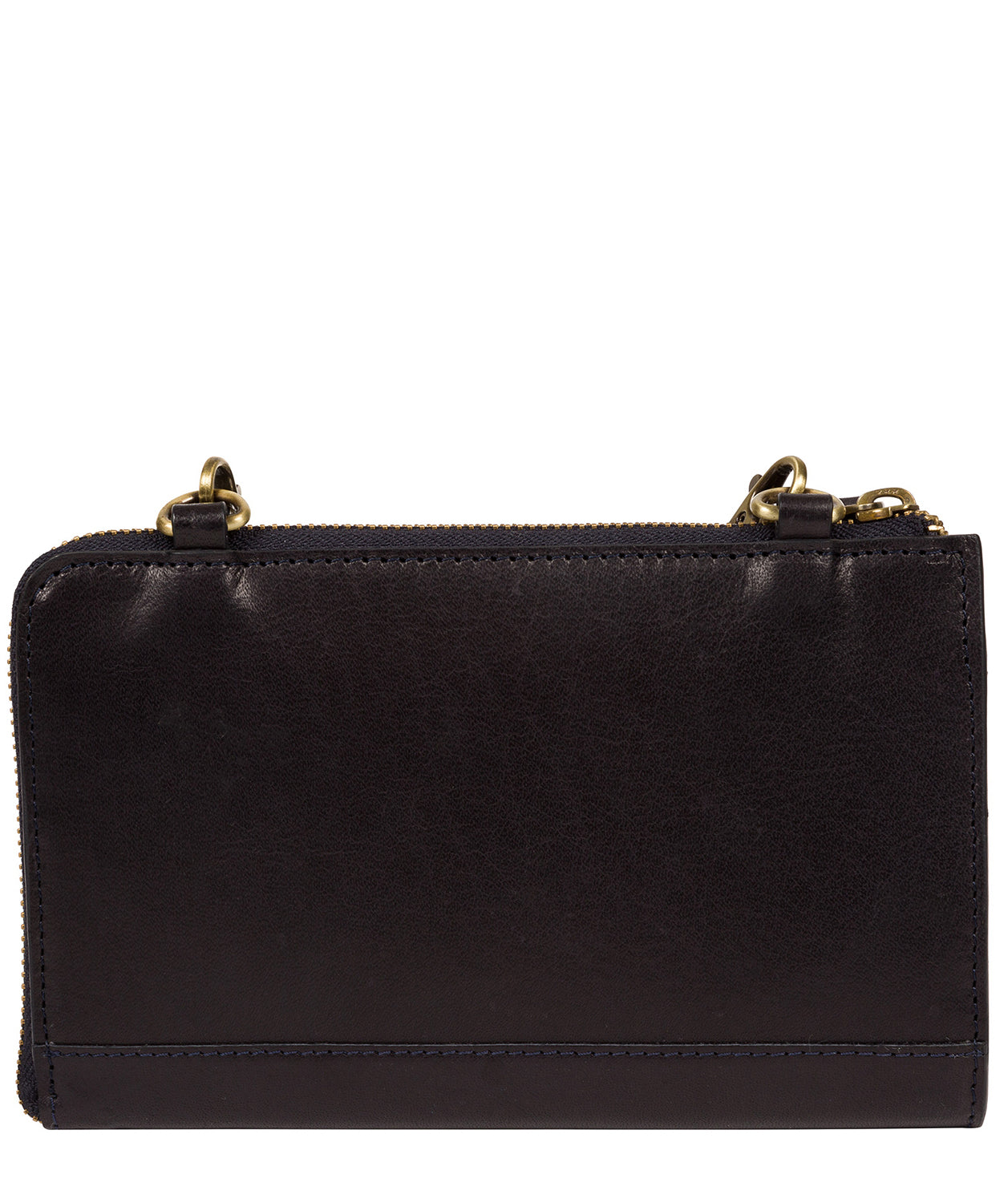 'Senga' Navy Leather Clutch Bag image 3